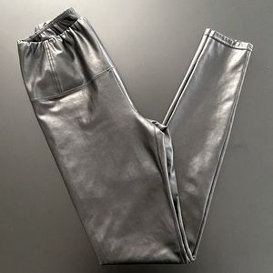 Aritzia Leather Leggins